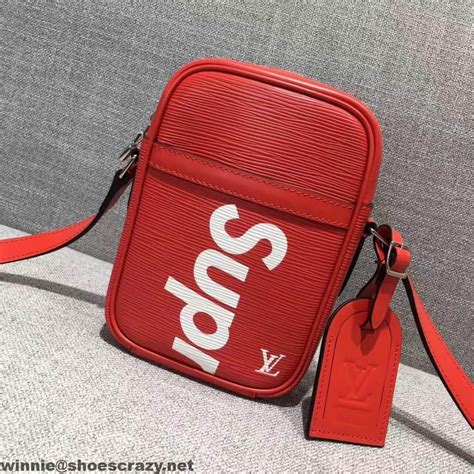 fake lv x supreme side bag|louis vuitton false supreme x.